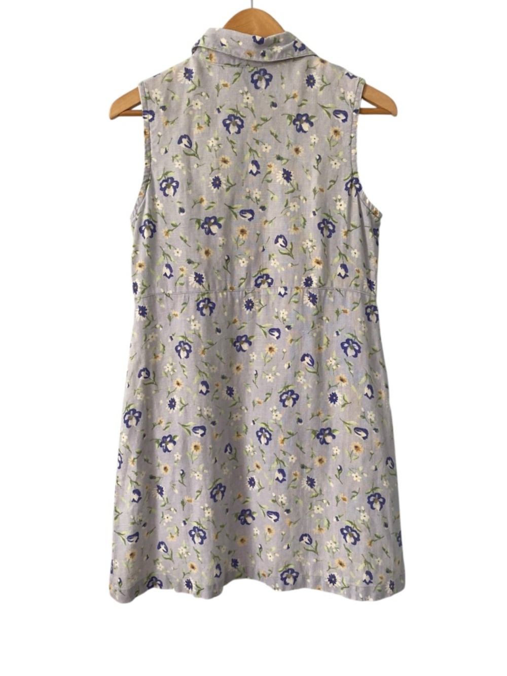 Match Sleeveless Linen Tunic with a 3/4 Button & collar Dress 8P - Picture 3 of 6